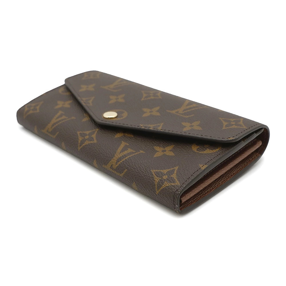 Louis Vuitton Portefeuille Monogram Long Sarah Wallet Brown